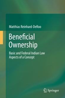 Beneficial Ownership : Basic and Federal Indian Law Aspects of a Concept