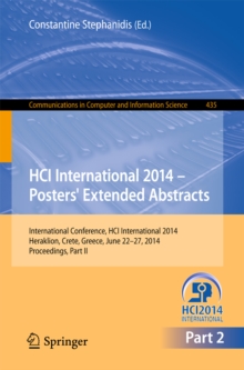 HCI International 2014 - Posters' Extended Abstracts : International Conference, HCI International 2014, Heraklion, Crete, June 22-27, 2014. Proceedings, Part II