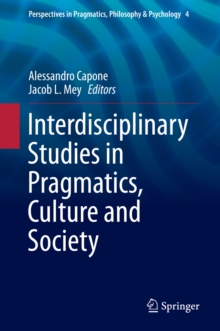 Interdisciplinary Studies in Pragmatics, Culture and Society