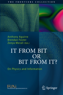 It From Bit or Bit From It? : On Physics and Information