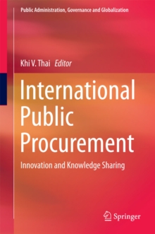 International Public Procurement : Innovation and Knowledge Sharing