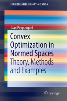 Convex Optimization in Normed Spaces : Theory, Methods and Examples