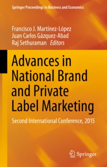 Advances in National Brand and Private Label Marketing : Second International Conference, 2015