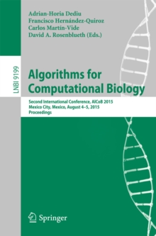 Algorithms for Computational Biology : Second International Conference, AlCoB 2015, Mexico City, Mexico, August 4-5, 2015, Proceedings