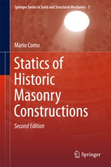 Statics of Historic Masonry Constructions