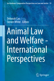 Animal Law and Welfare - International Perspectives