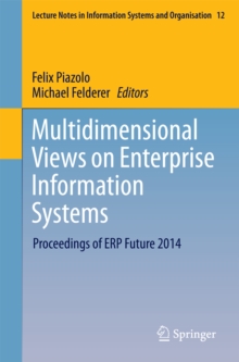 Multidimensional Views on Enterprise Information Systems : Proceedings of ERP Future 2014