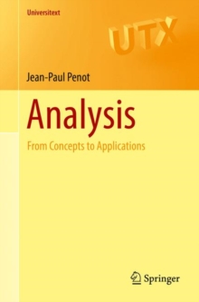 Analysis : From Concepts to Applications