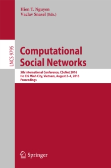 Computational Social Networks : 5th International Conference, CSoNet 2016, Ho Chi Minh City, Vietnam, August 2-4, 2016, Proceedings