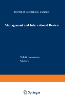 Management and International Review : Can Multinationals Bridge the Gap Between Global and Local?