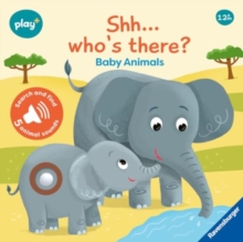 Ravensburger Play+ Infant & Toddler - ShhhWho's there? Baby Animals My First Seek and Find Sound Book : Search and find