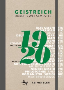 Geistreich durch zwei Semester : Semesterkalender 2019/20, Calendar Book Geistreich durch zwei Semester : Semesterkalender 2019/20, Calendar Book