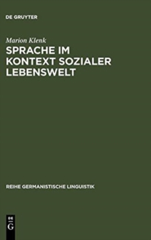 Sprache im Kontext sozialer Lebenswelt