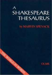 Shakespeare Thesaurus : Textgestaltung: H Joachim Neuhaus, Paperback / softback Book Shakespeare Thesaurus : Textgestaltung: H Joachim Neuhaus, Paperback / softback Book