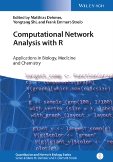Computational Network Analysis with R : Applications in Biology, Medicine and Chemistry, Hardback Book Computational Network Analysis with R : Applications in Biology, Medicine and Chemistry, Hardback Book