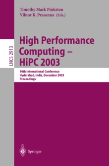 High Performance Computing -- HiPC 2003 : 10th International Conference, Hyderabad, India, December 17-20, 2003, Proceedings