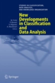 New Developments in Classification and Data Analysis : Proceedings of the Meeting of the Classification and Data Analysis Group (CLADAG) of the Italian Statistical Society, University of Bologna, Sept