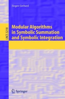 Modular Algorithms in Symbolic Summation and Symbolic Integration