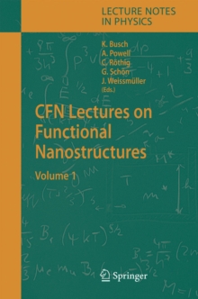 CFN Lectures on Functional Nanostructures : Volume 1