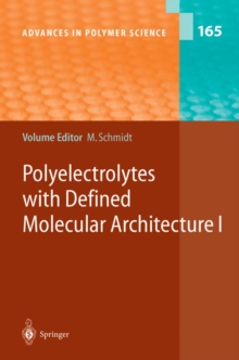 Polyelectrolytes with Defined Molecular Architecture I