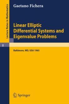 Linear Elliptic Differential Systems and Eigenvalue Problems