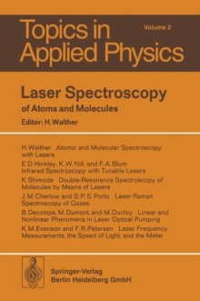 Laser Spectroscopy of Atoms and Molecules