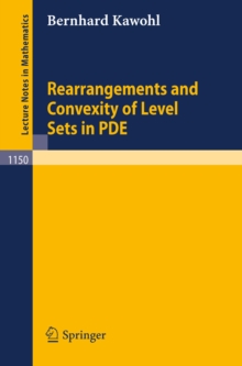 Rearrangements and Convexity of Level Sets in PDE