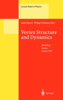 Vortex Structure and Dynamics : Lectures of a Workshop Held in Rouen, France, April 27-28, 1999