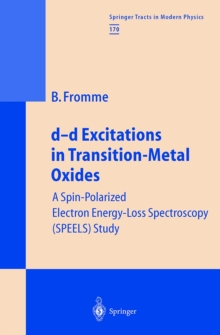 d-d Excitations in Transition-Metal Oxides : A Spin-Polarized Electron Energy-Loss Spectroscopy (SPEELS) Study