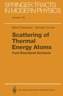 Scattering of Thermal Energy Atoms : from Disordered Surfaces