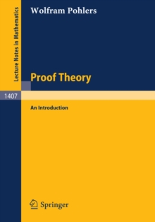 Proof Theory : An Introduction