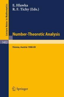 Number-Theoretic Analysis : Seminar, Vienna 1988-89