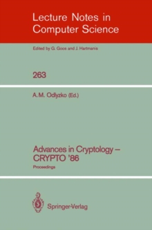 Advances in Cryptology - CRYPTO '86 : Proceedings