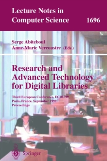 Research and Advanced Technology for Digital Libraries : Third European Conference, ECDL'99, Paris, France, September 22-24, 1999, Proceedings