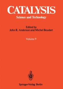 Catalysis: Science and Technology, Hardback Book Catalysis: Science and Technology, Hardback Book