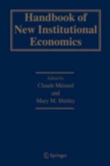 Handbook of New Institutional Economics