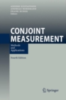 Conjoint Measurement : Methods and Applications