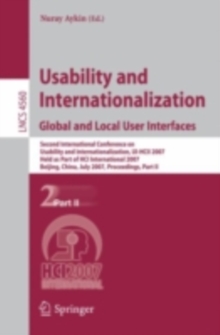 Usability and Internationalization. Global and Local User Interfaces : Second International Conference on Usability and Internationalization, UI-HCII 2007, Held as Part of HCI International 2007, Beij