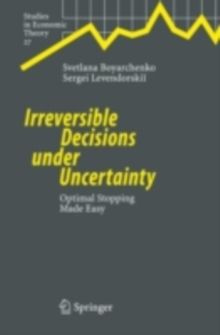 Irreversible Decisions under Uncertainty : Optimal Stopping Made Easy