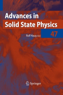 Advances in Solid State Physics 47