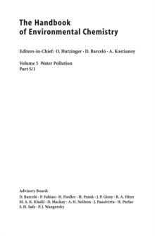 Emerging Contaminants from Industrial and Municipal Waste : Occurrence, Analysis and Effects