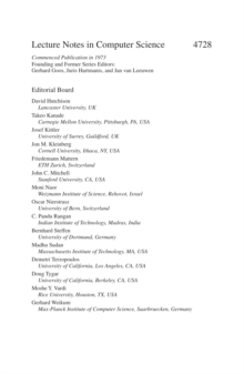 Algebraic Informatics : Second International Conference, CAI 2007, Thessalonkik, Greece, May 21-25, 2007, Revised Selected and Invited Papers