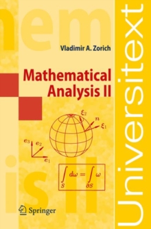 Mathematical Analysis II, Paperback / softback Book Mathematical Analysis II, Paperback / softback Book