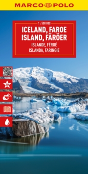 Iceland Marco Polo Map : Including Faroe Islands