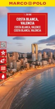 Costa Blanca Marco Polo Map : Including Valencia