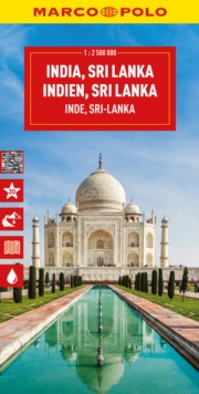 Mairdumont GmbH & Co. Kg India, Sri Lanka, Nepal, Bangladesh Marco Polo Map