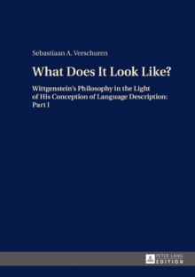 What Does It Look Like? : Wittgenstein's Philosophy in the Light of His Conception of Language Description: Part I