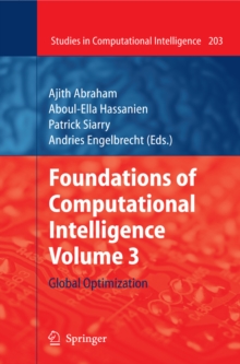 Foundations of Computational Intelligence Volume 3 : Global Optimization