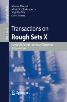 Transactions on Rough Sets X