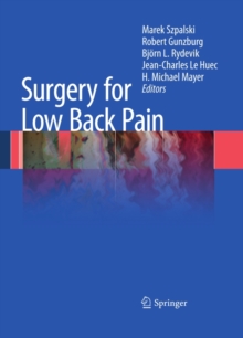 Surgery for Low Back Pain